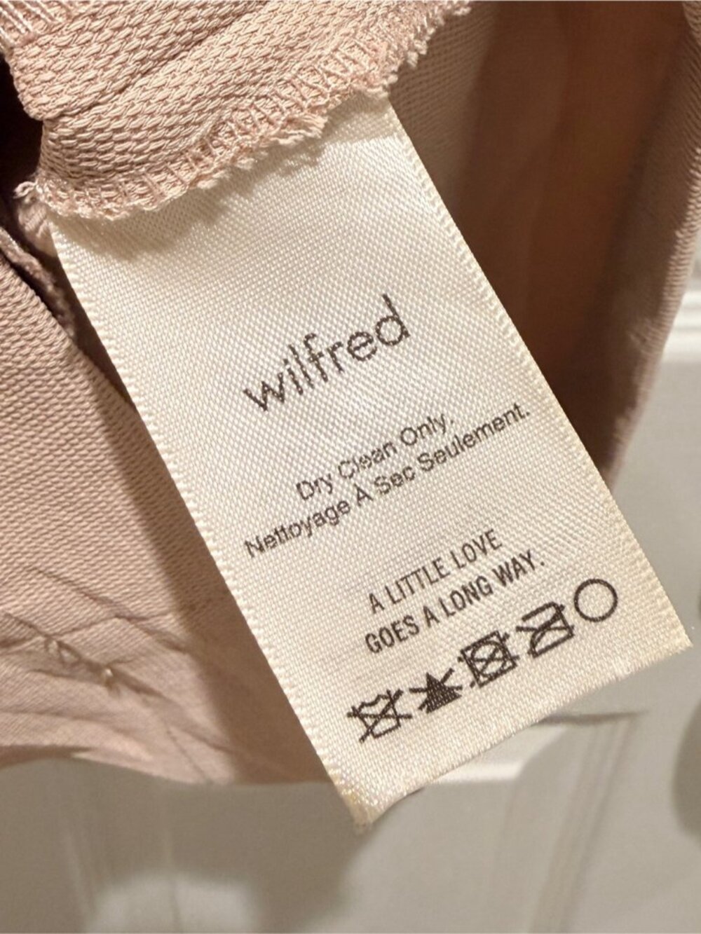 Aritzia Wilfred Size XS Rive Romper Blush Pink - Picture 6 of 8